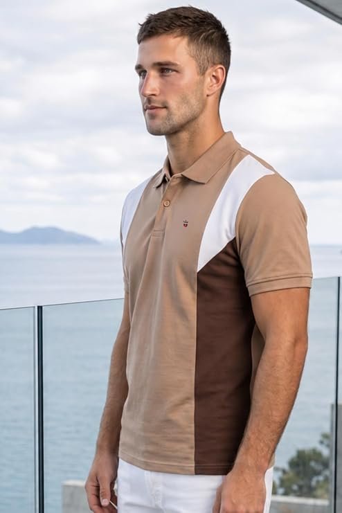 Louis Philippe Block Polo Tshirt