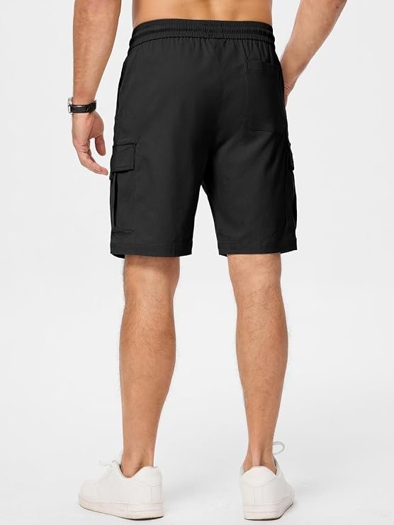 Vogaan Men’s Cotton Blend Cargo Shorts